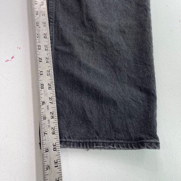 Abercrombie & Fitch Jeans Women's 18 Black The 90's Straight Ultra High Rise - Picture 10 of 11